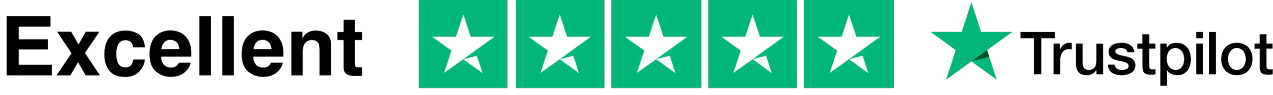 Logo Trustpilot foncé pour avis clients vérifiés