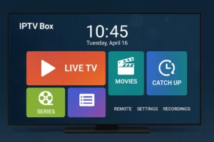 IPTV Box Interface screenshot